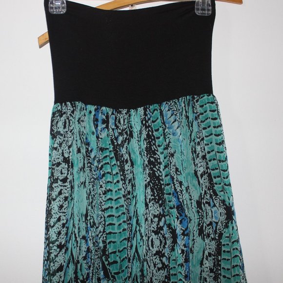 💙 Chelsea & Theodore Maxi Skirt or Midi Dress Size Small - Picture 3 of 7